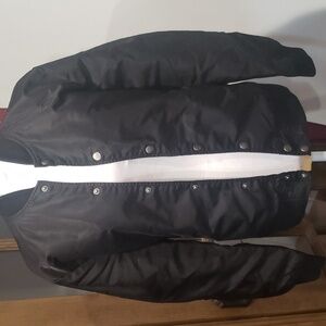 21 MEN black bomber jacket sz s